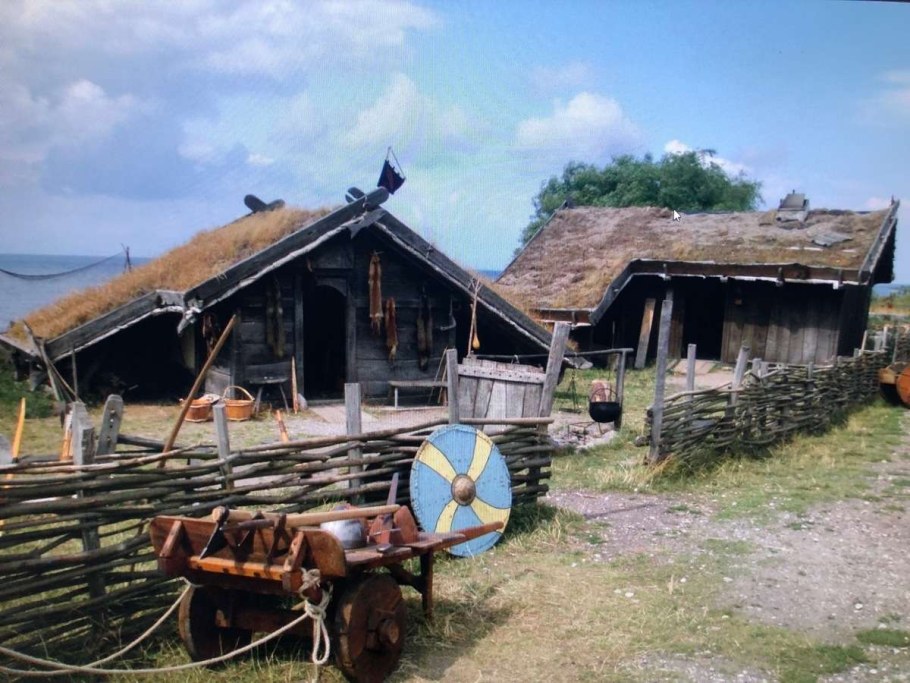 Деревни Скандинавии Викинги