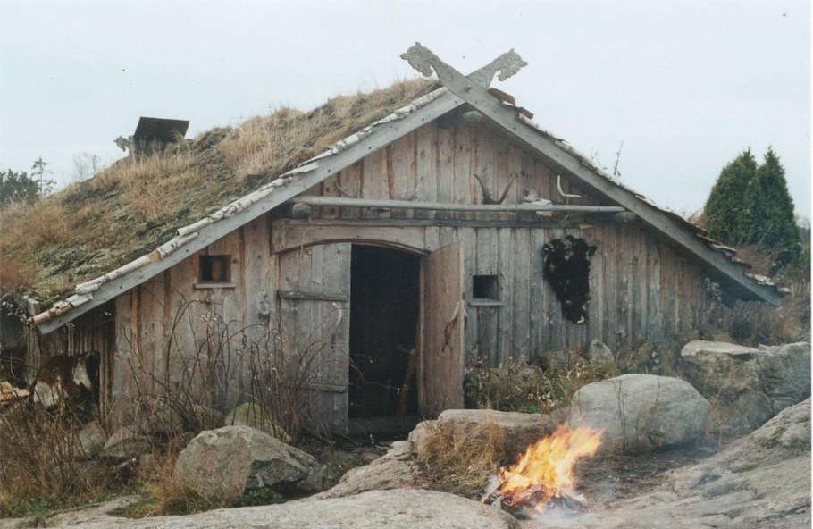 Средневековый дом в Скандинавии