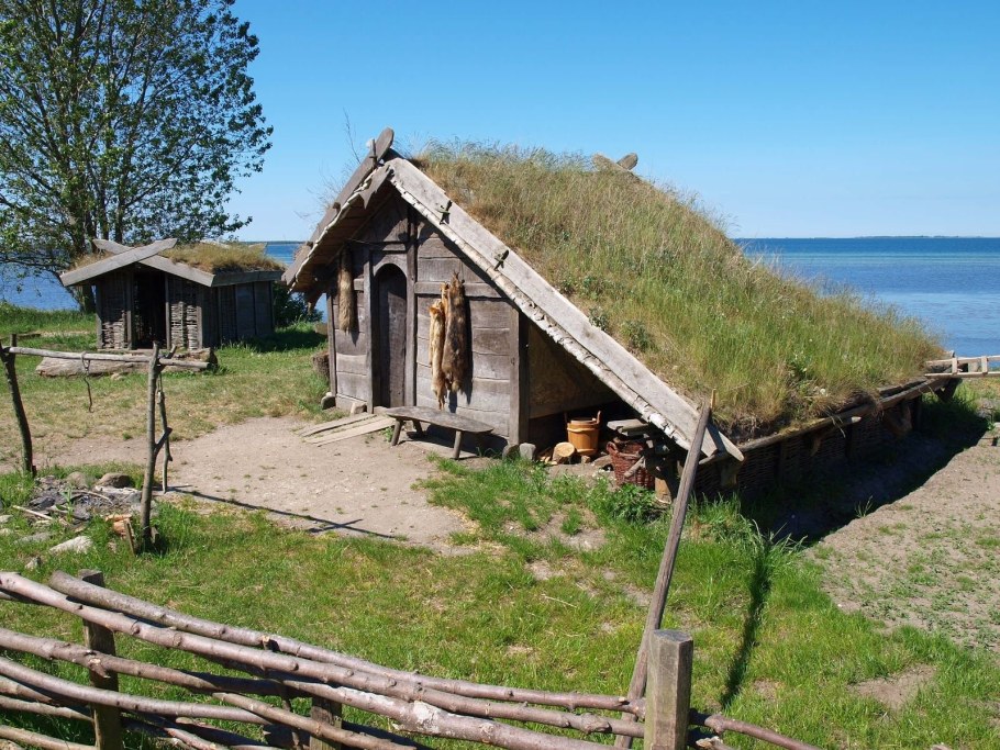 Швеция деревня викингов реконструкция