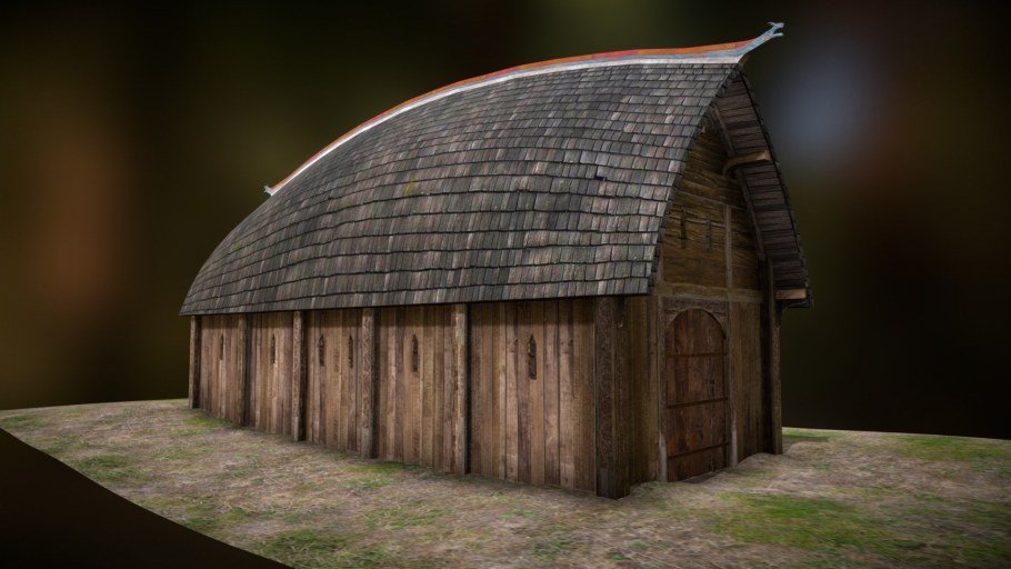 Длинный дом викингов