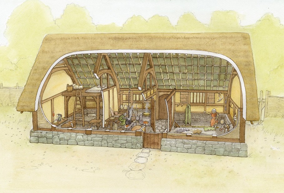 Длинный дом викингов