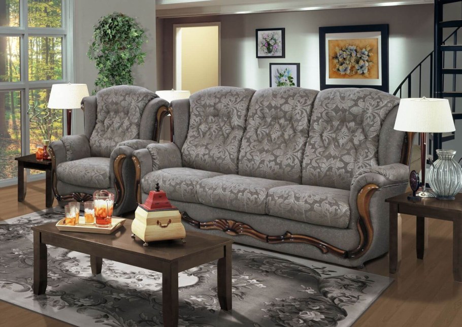 Диван сенатор угол 4 оттоманка