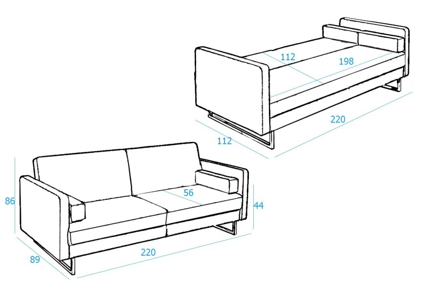 Диван кровать Мальмо