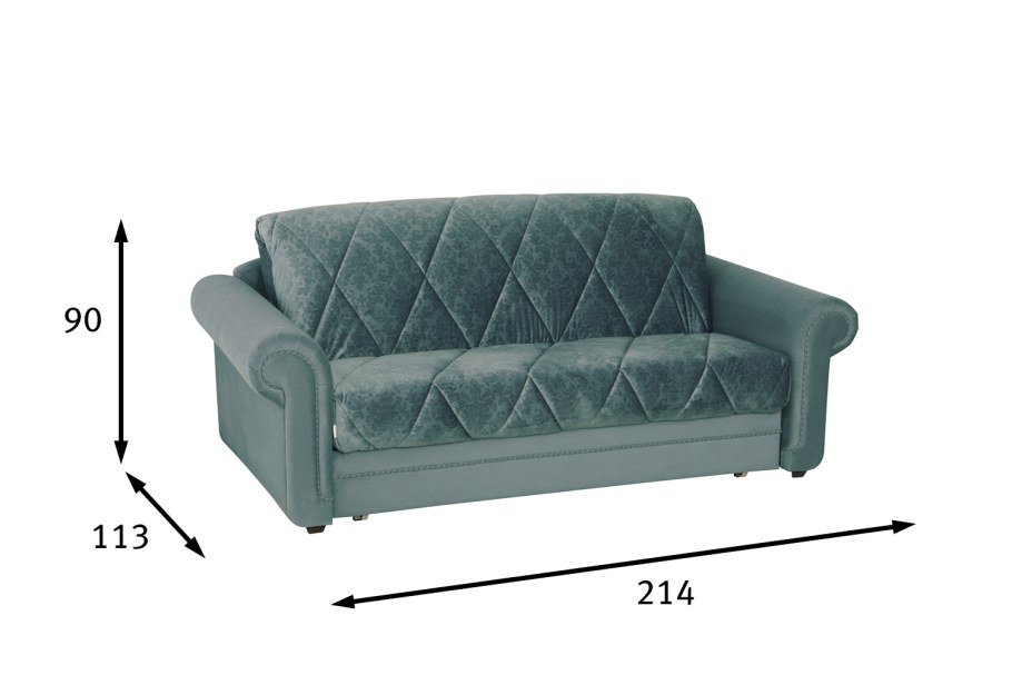 Габариты п образного дивана