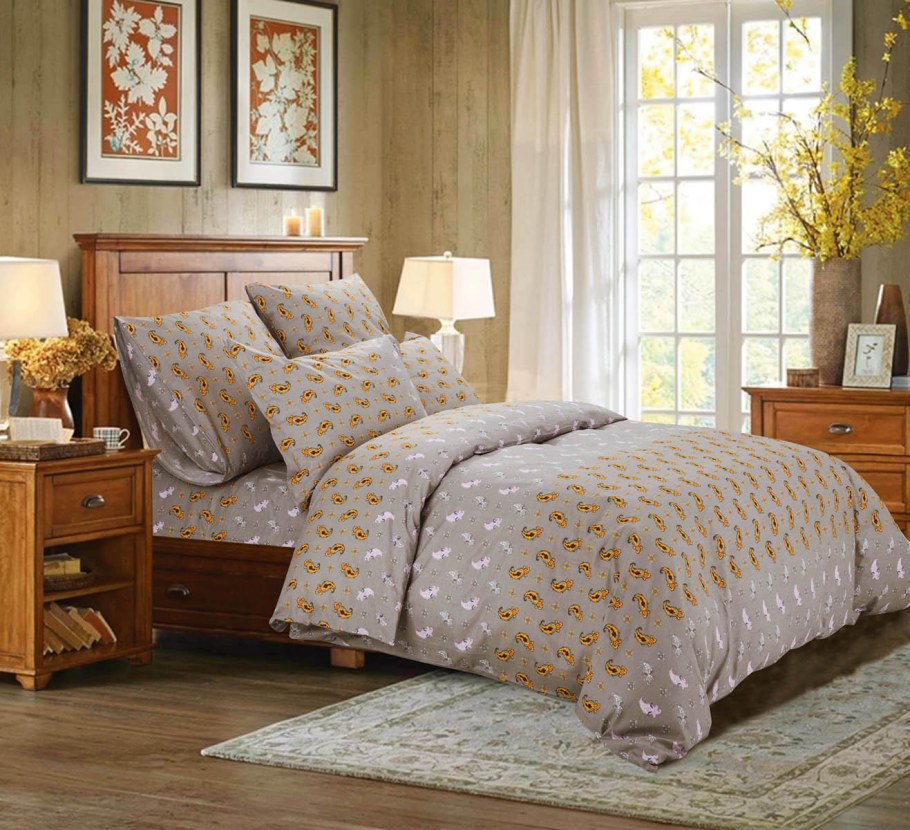 Постельное белье 1.5-спальное САЙЛИД A-182, поплин