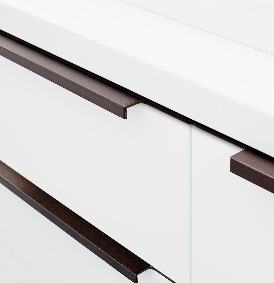 Ручка-профиль накладная l.1196мм, отделка бронза