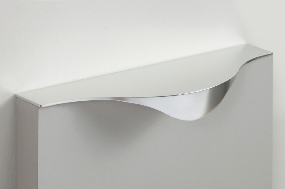 Ручка накладная l.140мм, отделка черный шлифованный s434320128-76