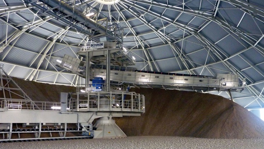 Купольный склад Минеральных удобрений