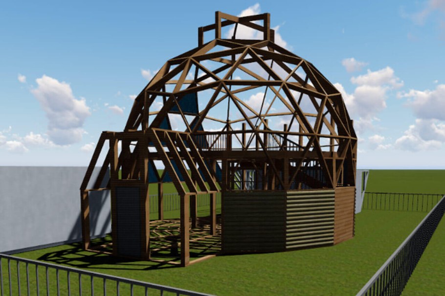 Каркас стратодезического купола