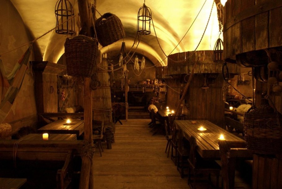 Средневековая Корчма у паука в Праге