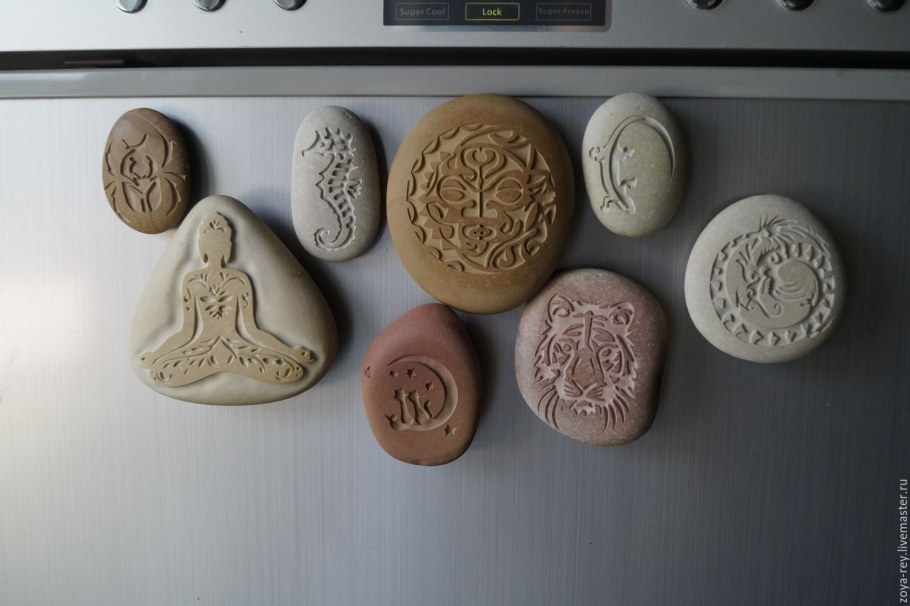 Резьба на гальке