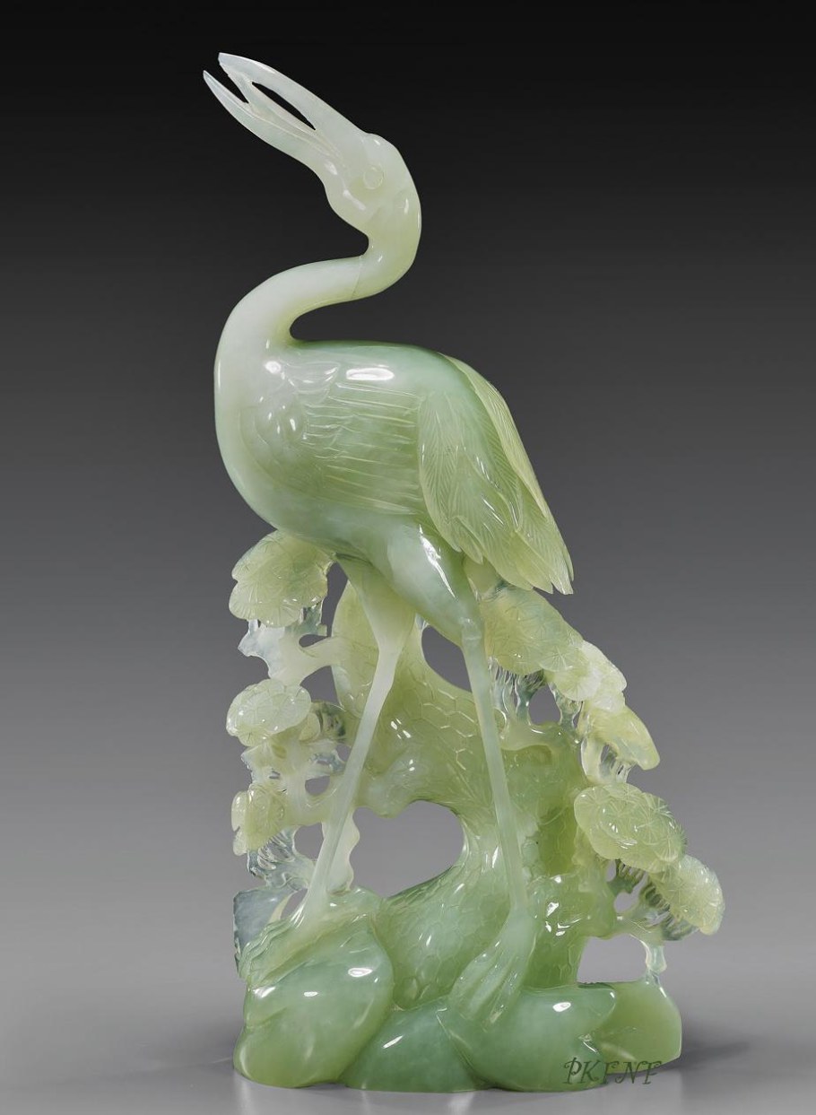 Скульптор Хуан Фушу резьба по нефриту