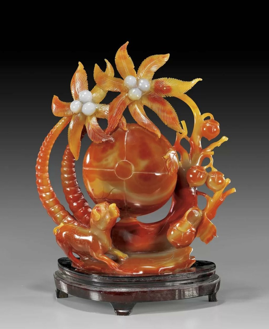 Древний Китай резьба по камню нефрит