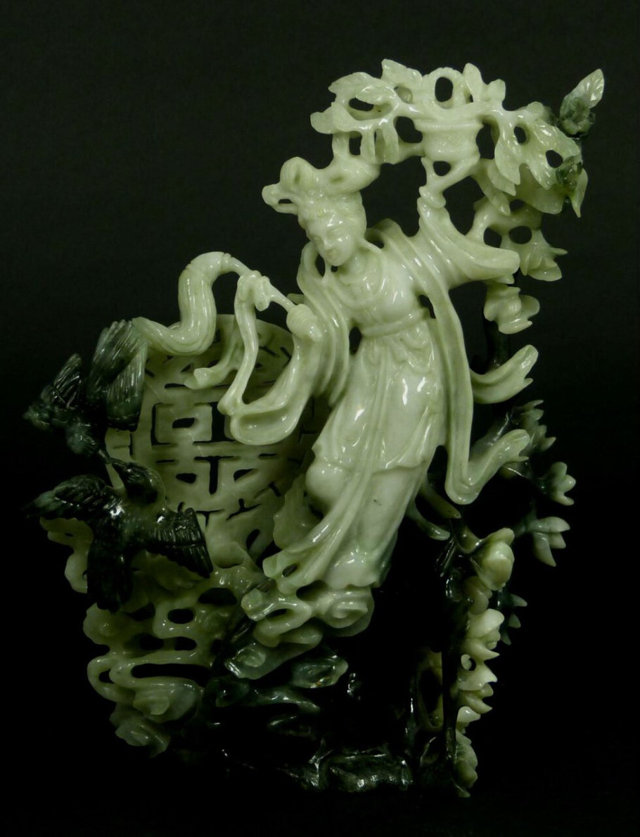 Древний Китай нефритовые статуи