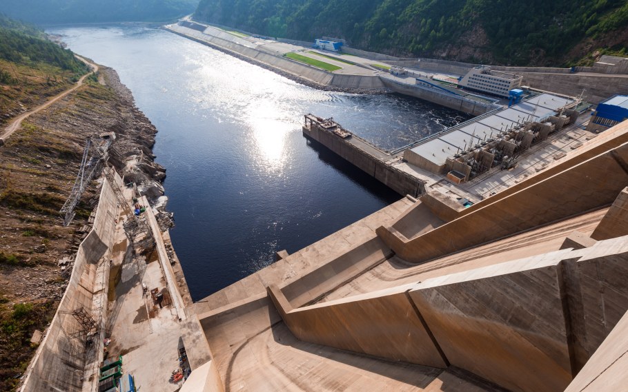 Плотина Бурейской ГЭС