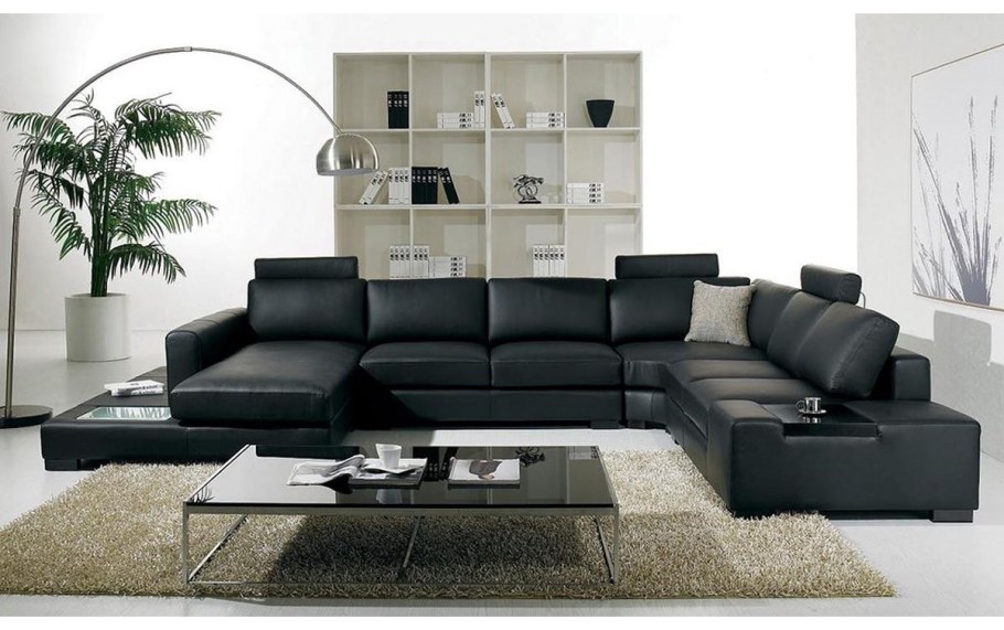 Большой красивый диван буквой п