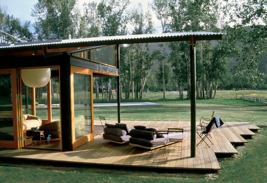 Беседка в скандинавском стиле