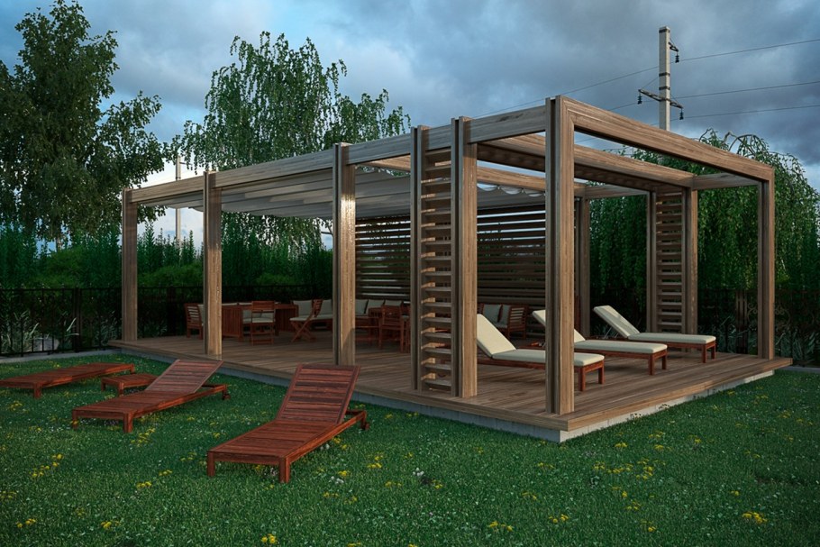 Беседка пергола Модерн