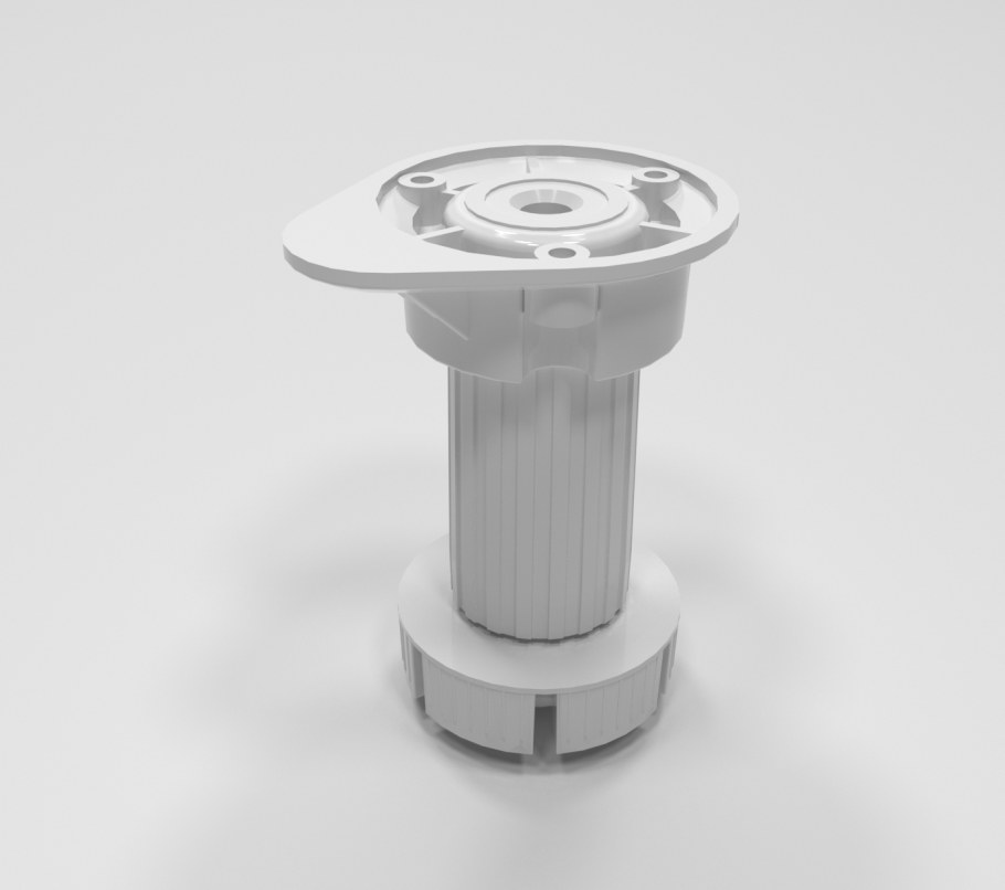 Опора кухонная регулируемая 100 мм крепление Базис