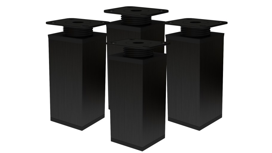 Опора кухонная н=150 (черная без клипсы)