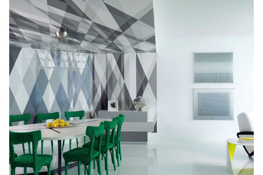 Обои для спальни круги