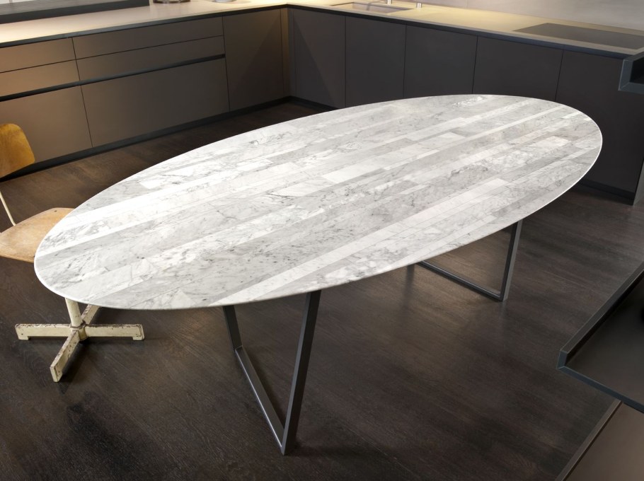 Кухонный стол из керамогранита