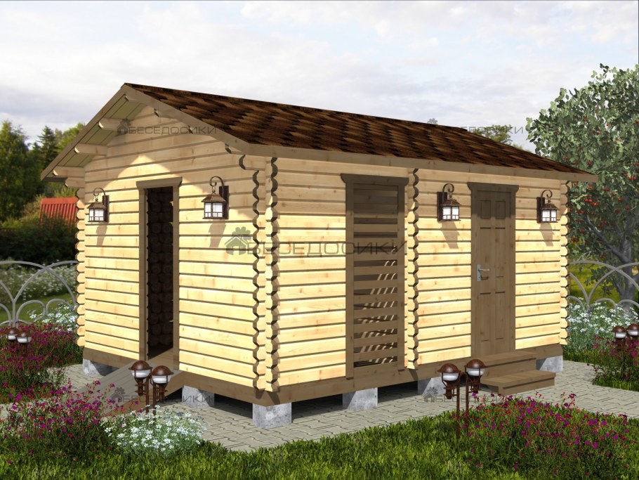 Сарай 3 на 3 на дачу