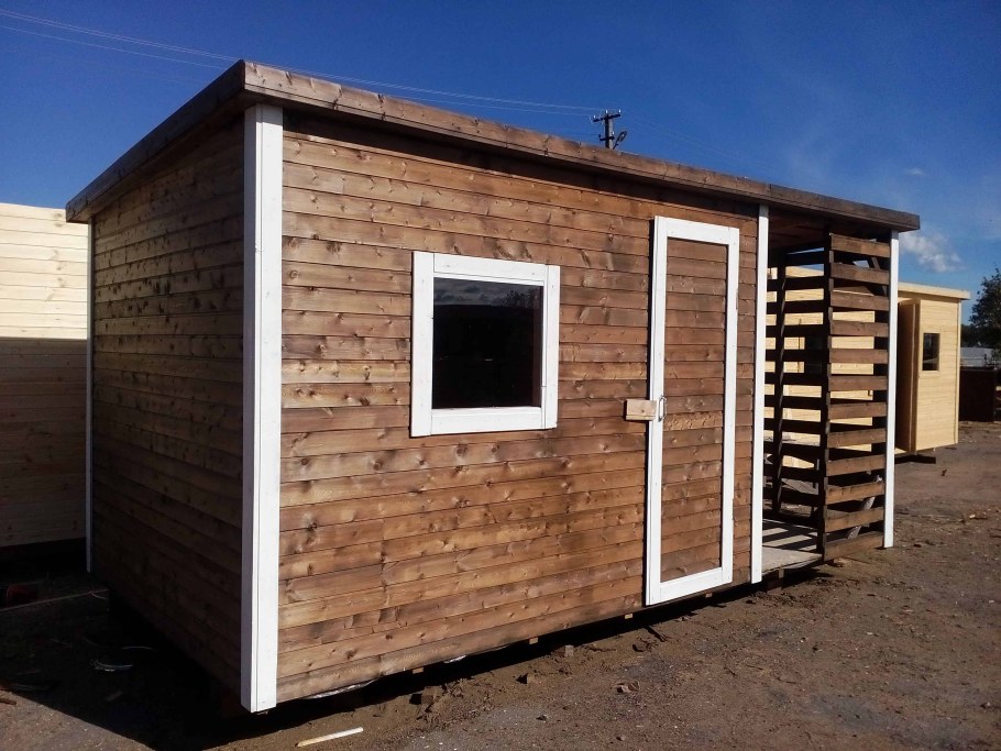 Хозблок с дровником 5х2