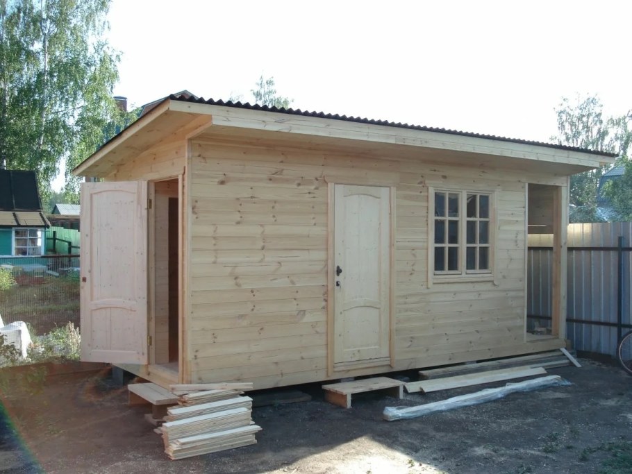 Деревянные бытовки для дачи