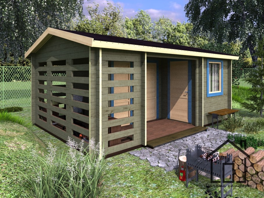 Хозблок (4 в 1) минибрус