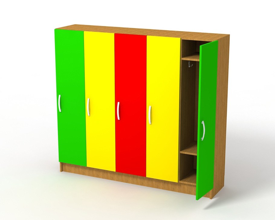 Шкаф для одежды 5-ти секционный с подсушкой