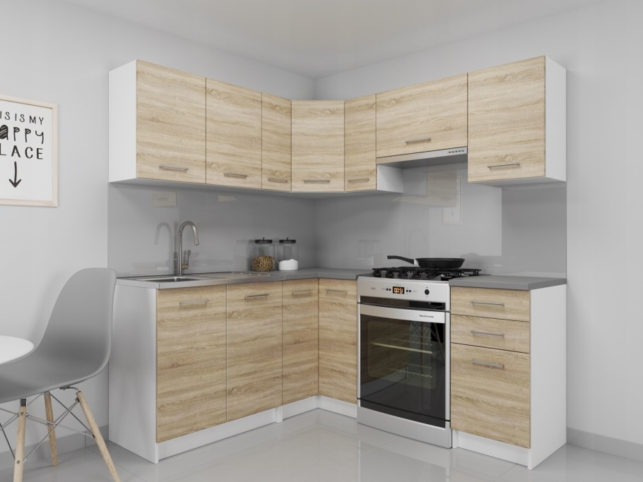 Кухня Ангелина Классик дуб сонома 3 м