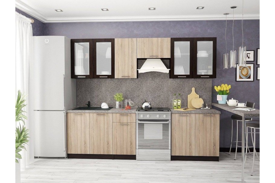 Кухня дуб Наутик беленый