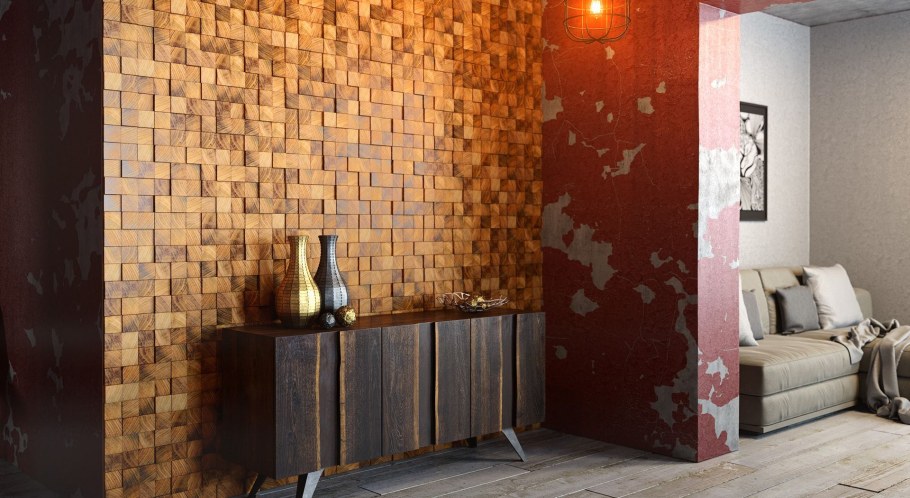 Декоративные материалы для стен зала