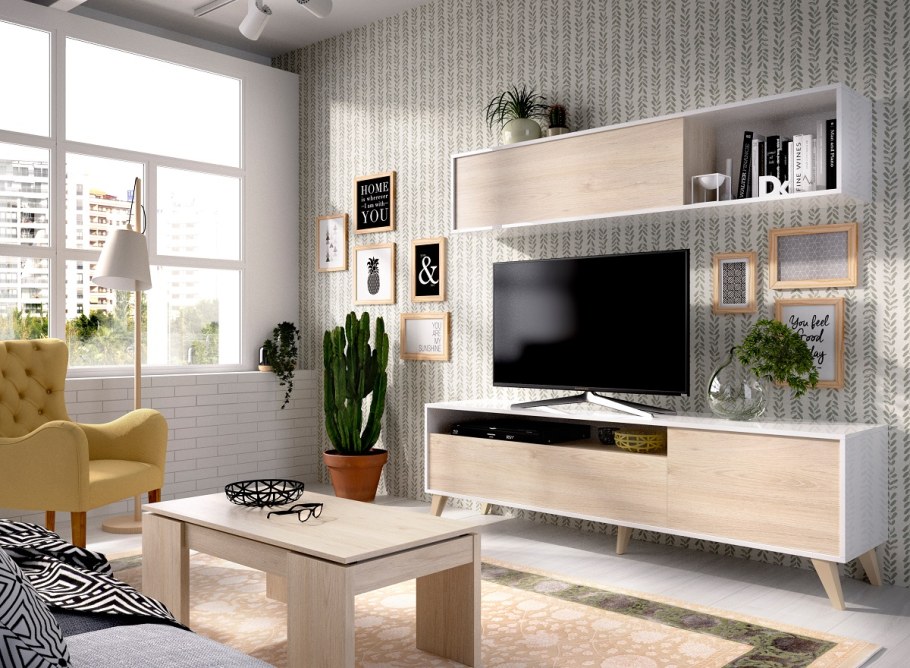 Гостиная в светло зеленых тонах