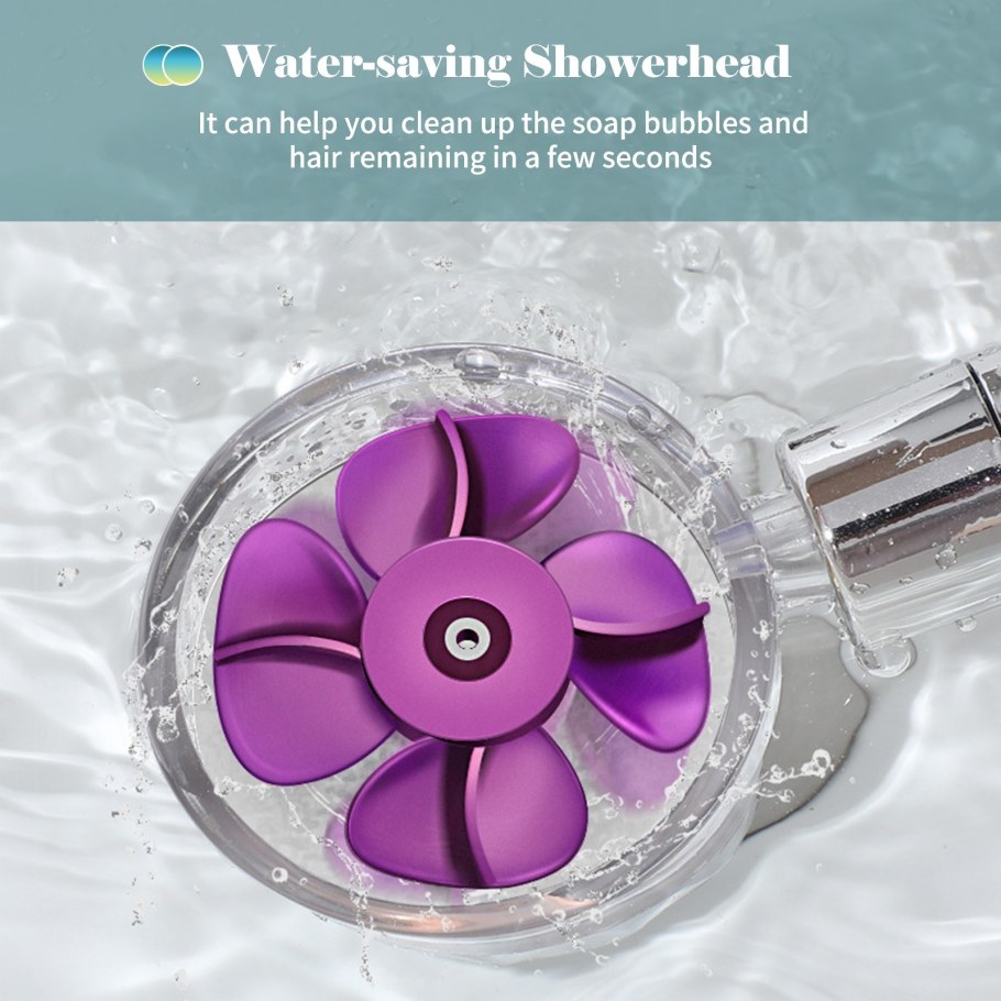 Насадка лейка для душа с вентилятором с фильтром