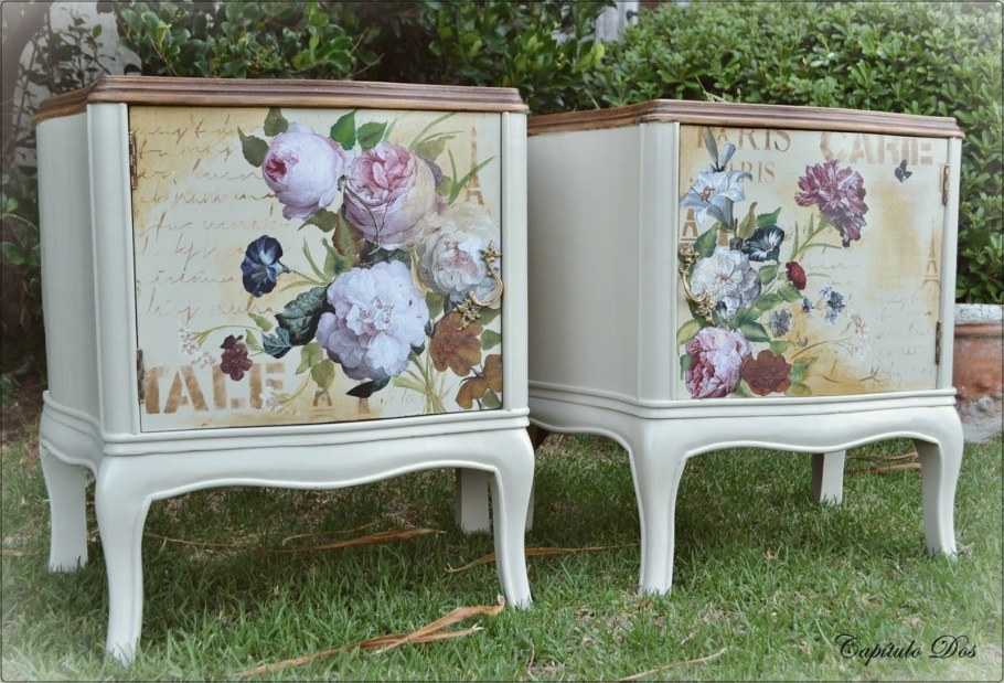 Декупаж тумбы сайты зарубежные лучшие