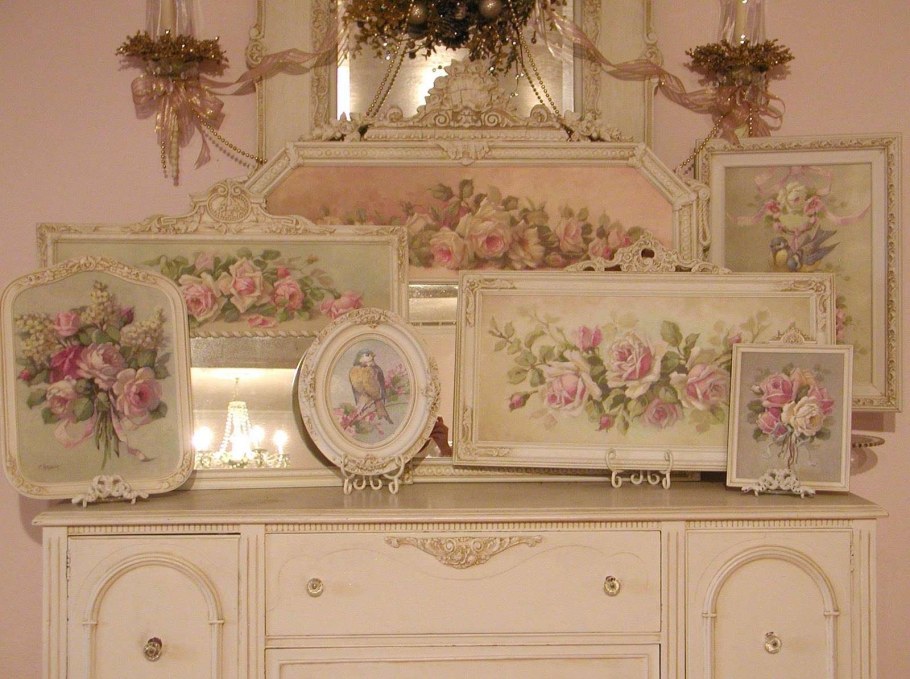 Декупаж комодика в стиле Прованс