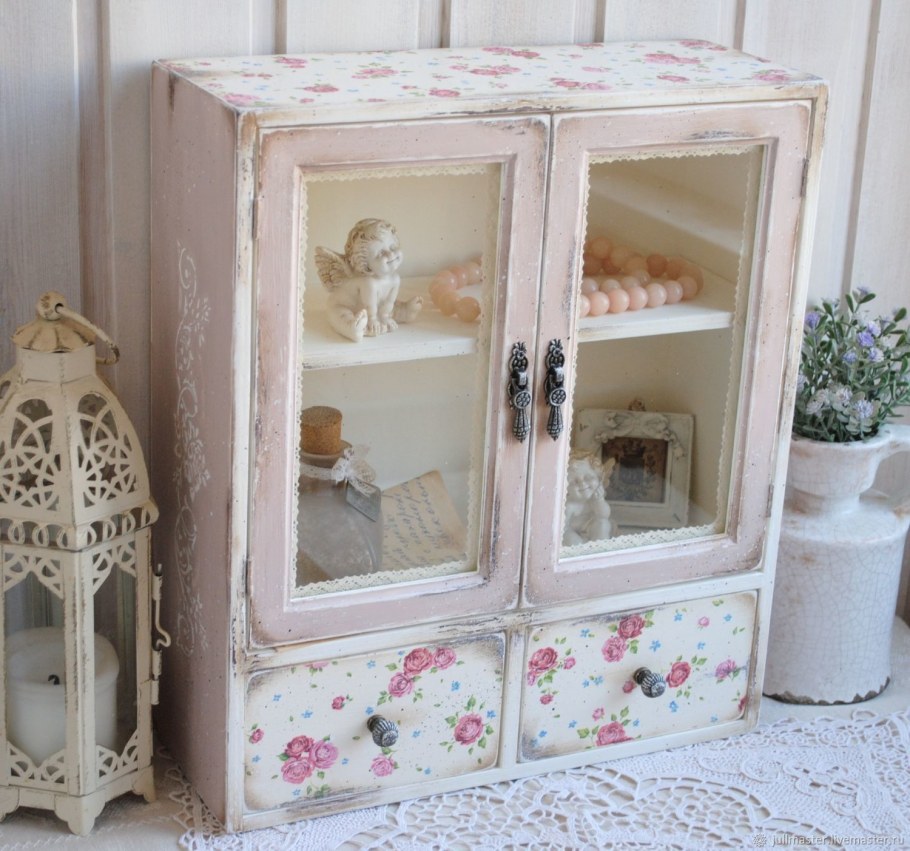 Шебби Шик буфет шкаф