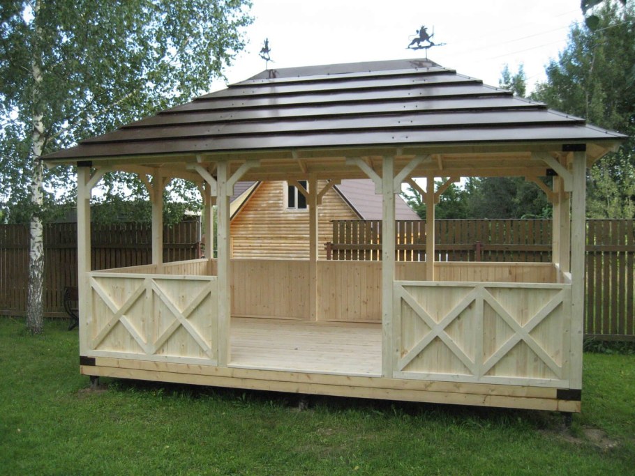Каркас беседки 3на4