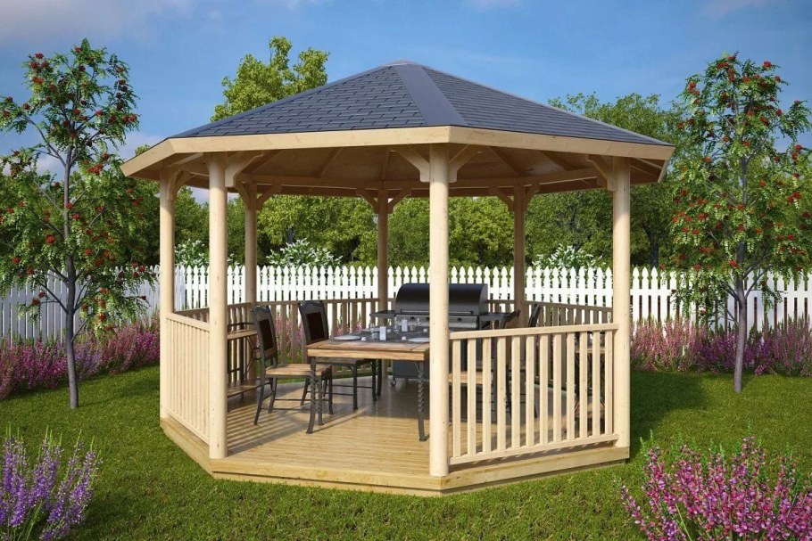 Wooden Gazebo беседки