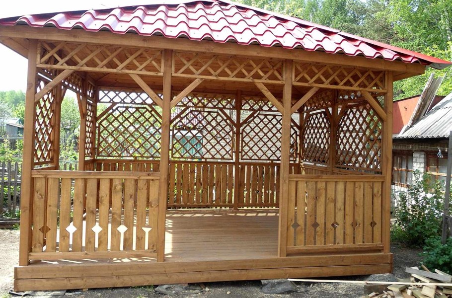 Простенькая беседка