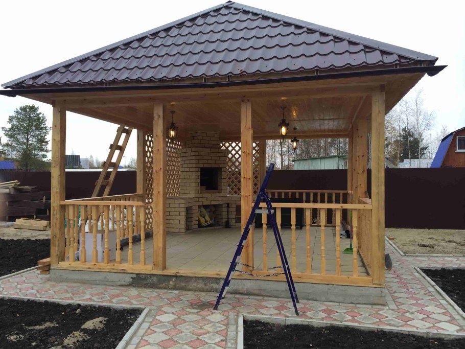 Терем беседка барбекю