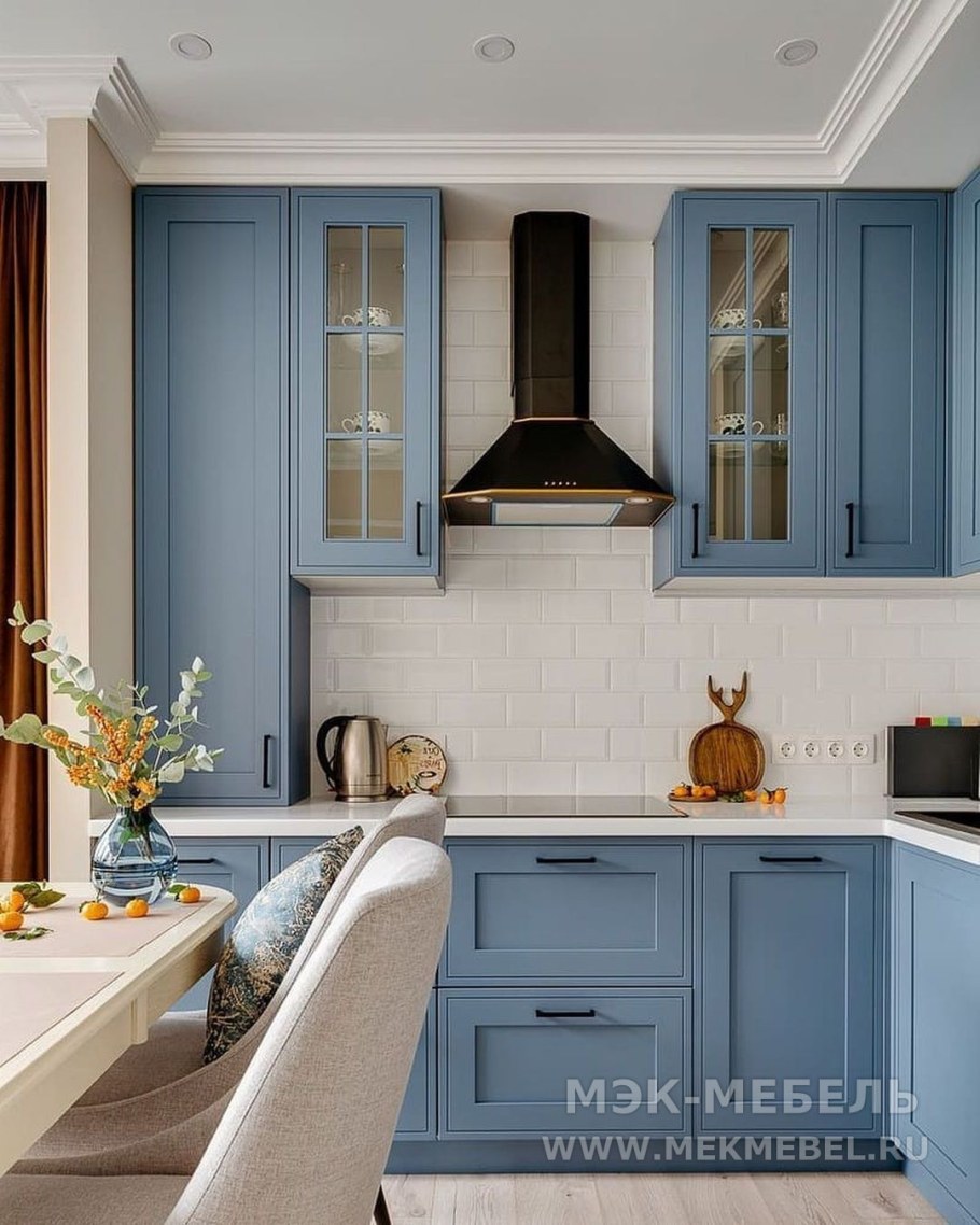 Кухня Модена дуб бирюза