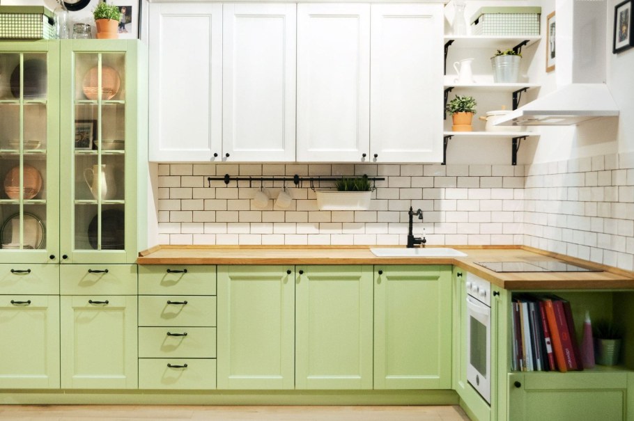 Кухня Тиффани мятная