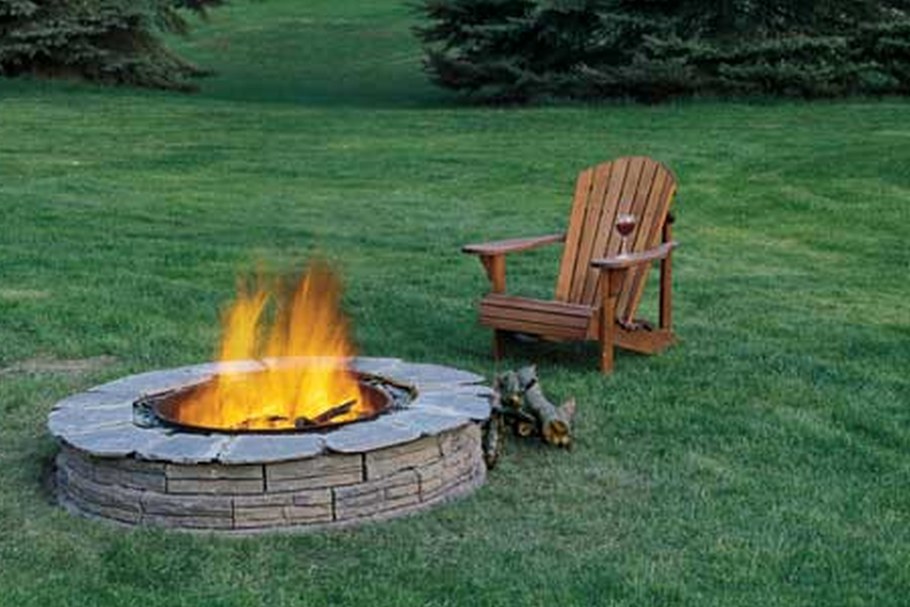 Костровая зона, мангал. Костровище