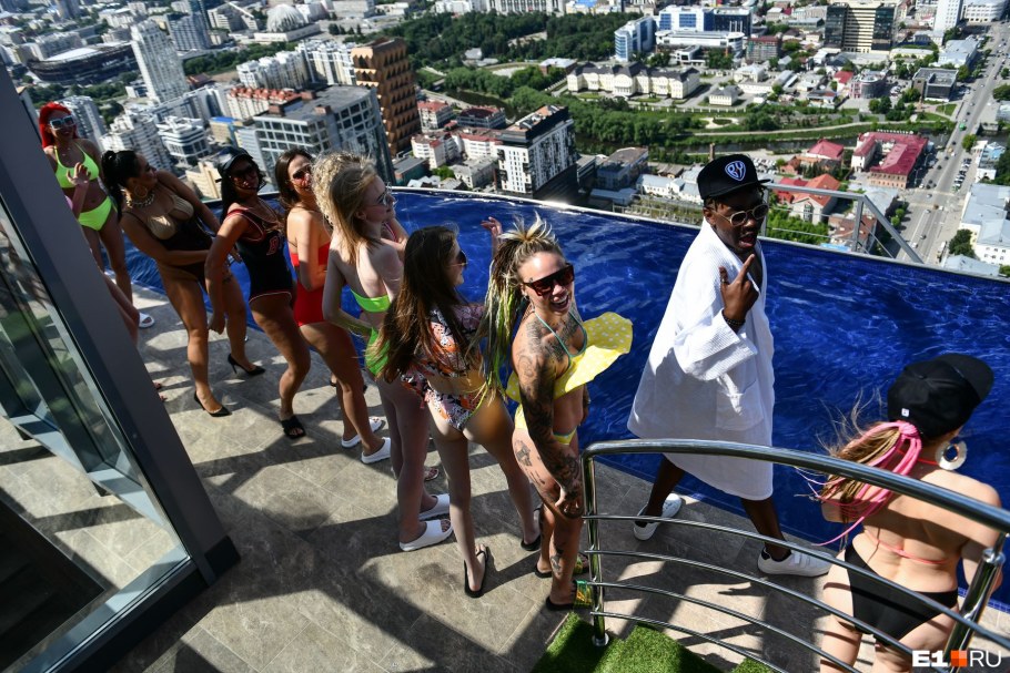 Съемка на крыше