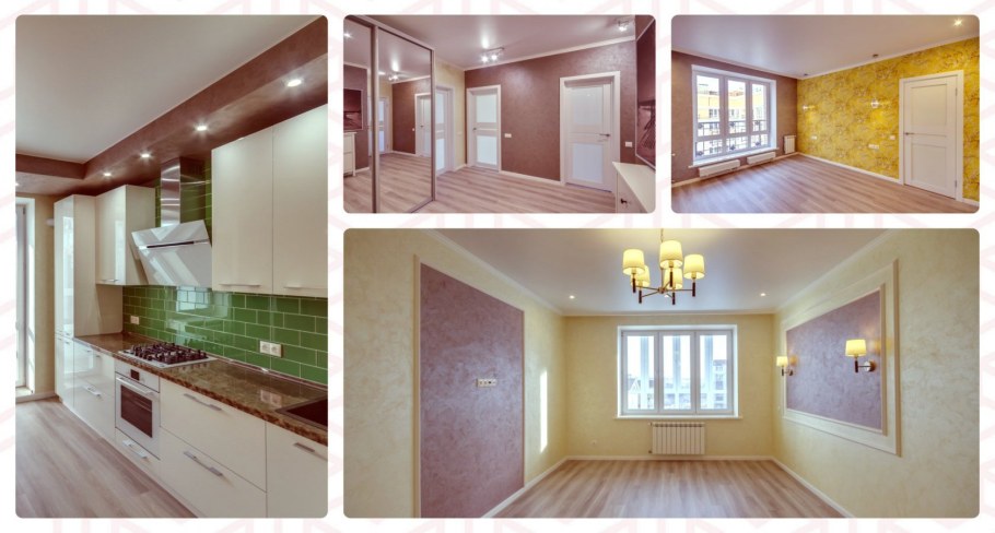 Ремонт кухни до и после