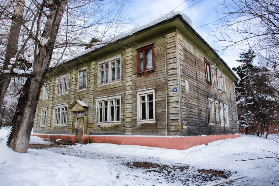 3д модель двухэтажки