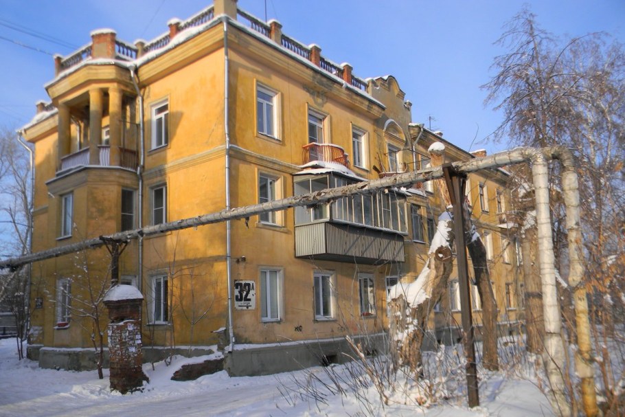 Дома построенные пленными немцами